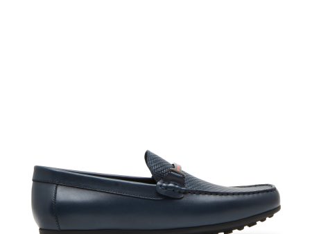 GOLBERG NAVY LEATHER Hot on Sale