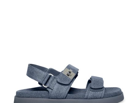 Mona Sandal DENIM FABRIC Online Sale