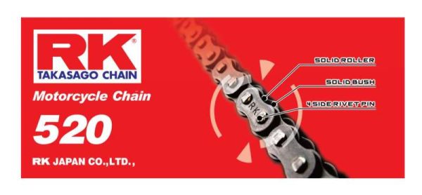 RK Chain RK-M 520-98L - Natural Cheap