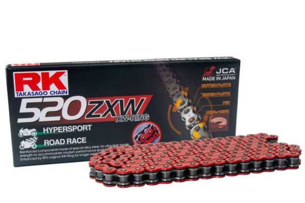 RK Chain RR520ZXW-100L XW-Ring - Red Online Sale