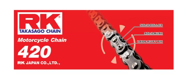 RK Chain 420-86 - Natural Cheap