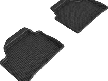 3D Maxpider 12-19 BMW 1 Series Kagu  Rear Floor Mat- Black Sale